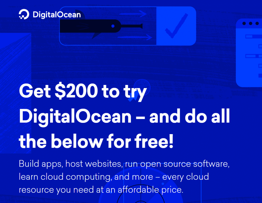 DigitalOcean Coupon 200$ từ GitHub Student Developer Pack